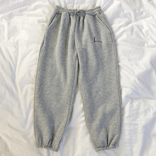 Load image into Gallery viewer, Mooirue Winter Women Harem Pants Stripe Embroidery