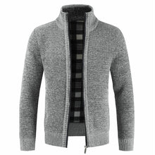 Load image into Gallery viewer, NEGIZBER Men's Slim Fit Stand Collar Zipper Jacket