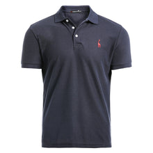Load image into Gallery viewer, NEGIZBER New Man Polo Shirt Mens Casual Deer Embroidery Cotton