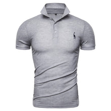 Load image into Gallery viewer, NEGIZBER New Man Polo Shirt Mens Casual Deer Embroidery Cotton