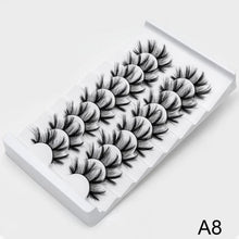 Load image into Gallery viewer, SEXYSHEEP 4/8 pairs 3D Mink Lashes Natural False Eyelashes Dramatic Volume Fake Lashes Makeup Eyelash Extension Silk Eyelashes