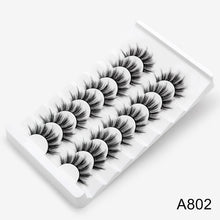Load image into Gallery viewer, SEXYSHEEP 4/8 pairs 3D Mink Lashes Natural False Eyelashes Dramatic Volume Fake Lashes Makeup Eyelash Extension Silk Eyelashes