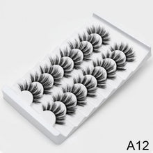 Load image into Gallery viewer, SEXYSHEEP 4/8 pairs 3D Mink Lashes Natural False Eyelashes Dramatic Volume Fake Lashes Makeup Eyelash Extension Silk Eyelashes