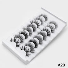 Load image into Gallery viewer, SEXYSHEEP 4/8 pairs 3D Mink Lashes Natural False Eyelashes Dramatic Volume Fake Lashes Makeup Eyelash Extension Silk Eyelashes