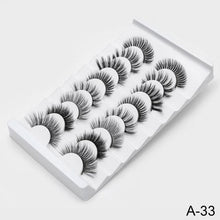 Load image into Gallery viewer, SEXYSHEEP 4/8 pairs 3D Mink Lashes Natural False Eyelashes Dramatic Volume Fake Lashes Makeup Eyelash Extension Silk Eyelashes