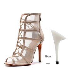 Load image into Gallery viewer, Woman High Top Latin Dance Sandals