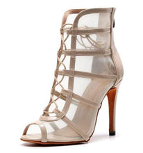 Load image into Gallery viewer, Woman High Top Latin Dance Sandals