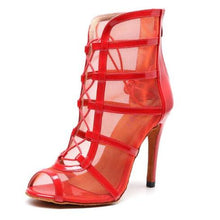 Load image into Gallery viewer, Woman High Top Latin Dance Sandals