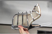 Load image into Gallery viewer, Woman High Top Latin Dance Sandals