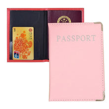 Load image into Gallery viewer, Travel Hasp Passport Holder Cover Leather Wallet Women Men Passports For Document Pouch Cards Case обложка на паспорт