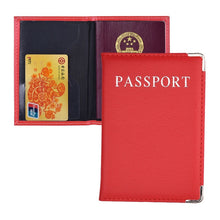Load image into Gallery viewer, Travel Hasp Passport Holder Cover Leather Wallet Women Men Passports For Document Pouch Cards Case обложка на паспорт