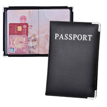 Load image into Gallery viewer, Travel Hasp Passport Holder Cover Leather Wallet Women Men Passports For Document Pouch Cards Case обложка на паспорт