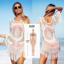 Load image into Gallery viewer, CUPSHE Bikini Cover Up with Fringe Trim