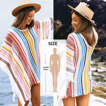 Load image into Gallery viewer, CUPSHE Bikini Cover Up with Fringe Trim