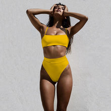 Load image into Gallery viewer, ZTVitality Sexy Bikinis Solid Push Up Bikini 2021 Hot Padded Bra Straps