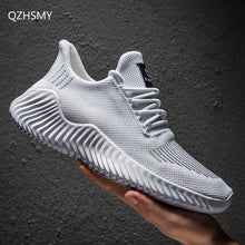Load image into Gallery viewer, Mesh Men Breathable White Trendy Sneakers