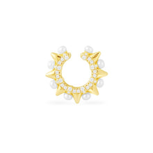 Load image into Gallery viewer, Punk Rock Gold Color Clip Earrings No Piercing
