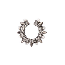 Load image into Gallery viewer, Punk Rock Gold Color Clip Earrings No Piercing