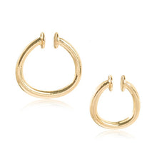 Load image into Gallery viewer, Punk Rock Gold Color Clip Earrings No Piercing