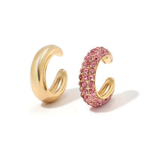 Load image into Gallery viewer, Punk Rock Gold Color Clip Earrings No Piercing