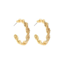 Load image into Gallery viewer, Punk Rock Gold Color Clip Earrings No Piercing