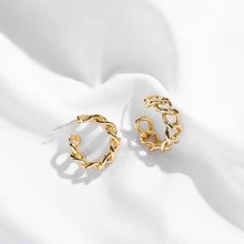 Load image into Gallery viewer, Punk Rock Gold Color Clip Earrings No Piercing