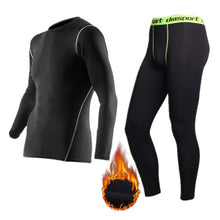 Load image into Gallery viewer, Aismz Winter Thermal Underwear Men Fleece Quick Drying