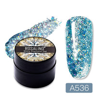 Load image into Gallery viewer, ROSALIND Gel Nail Polish Glitter Paint Hybrid Varnishes Shiny Top Base Coat For Nails Set Semi Permanent For Manicure Nail Art
