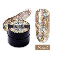 Load image into Gallery viewer, ROSALIND Gel Nail Polish Glitter Paint Hybrid Varnishes Shiny Top Base Coat For Nails Set Semi Permanent For Manicure Nail Art