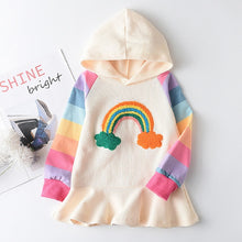 Load image into Gallery viewer, Bear Leader Long Sleeve Sweater Dress Princess Girl Clothes Tutu