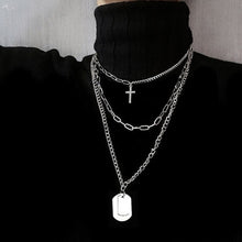 Load image into Gallery viewer, AOMU Fashion Multilayer Hip Hop Long Chain Necklace For Women