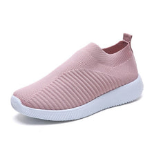 Load image into Gallery viewer, Women shoes 2021 new knitted slip on flat shoes woman tenis feminino casual mesh walking footwear sneakers women vulcanize shoes