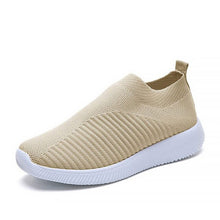 Load image into Gallery viewer, Women shoes 2021 new knitted slip on flat shoes woman tenis feminino casual mesh walking footwear sneakers women vulcanize shoes