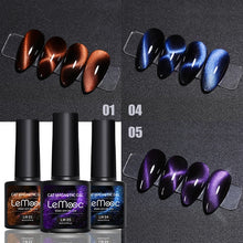 Load image into Gallery viewer, LEMOOC Cat Eye Nail Gel Polish Varnishes Soak Off