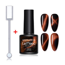 Load image into Gallery viewer, LEMOOC Cat Eye Nail Gel Polish Varnishes Soak Off
