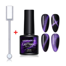 Load image into Gallery viewer, LEMOOC Cat Eye Nail Gel Polish Varnishes Soak Off