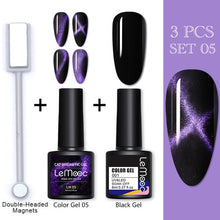 Load image into Gallery viewer, LEMOOC Cat Eye Nail Gel Polish Varnishes Soak Off