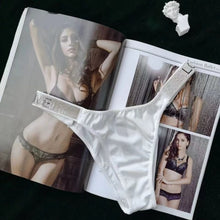 Load image into Gallery viewer, European Sexy Thong Pants Women's Diamond Thong Low Waist Sexy Panties Women's Traceless Briefs Ladies G-String Female Underwear