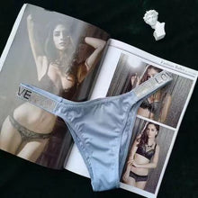 Load image into Gallery viewer, European Sexy Thong Pants Women's Diamond Thong Low Waist Sexy Panties Women's Traceless Briefs Ladies G-String Female Underwear