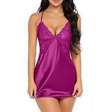 Load image into Gallery viewer, Sexy Sleepwear V-neck Beach Dress Lingerie