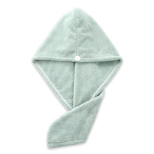 Load image into Gallery viewer, Girl's Hair Drying Hat Quick-dry Hair Towel Cap Hat Bath Hat Microfiber Solid Towel Cap Super Absorption Turban Hair Dry Cap