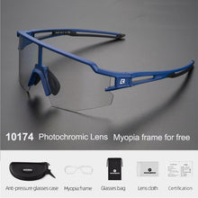 Load image into Gallery viewer, ROCKBROS Photochromic Bike Glasses Bicycle UV400 Sports Sunglasses for Men Women Anti Glare Lightweight Hiking Cycling Glasses