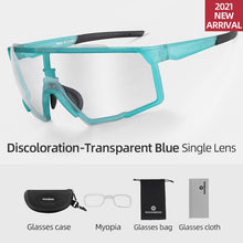 Load image into Gallery viewer, ROCKBROS Photochromic Bike Glasses Bicycle UV400 Sports Sunglasses for Men Women Anti Glare Lightweight Hiking Cycling Glasses
