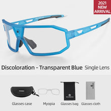 Load image into Gallery viewer, ROCKBROS Photochromic Bike Glasses Bicycle UV400 Sports Sunglasses for Men Women Anti Glare Lightweight Hiking Cycling Glasses