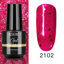 Load image into Gallery viewer, ROSALIND Nail Polish Red Nude Series Polish All For Manicure Nails Art Semi Permanent Gel UV LED Soff Off Hybrid Varnishes