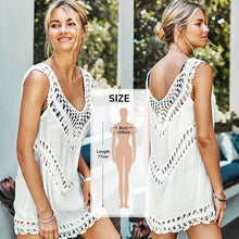 Load image into Gallery viewer, CUPSHE Bikini Cover Up with Fringe Trim