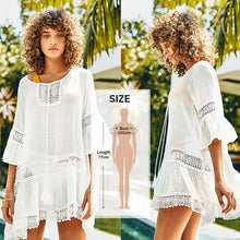 Load image into Gallery viewer, CUPSHE Bikini Cover Up with Fringe Trim