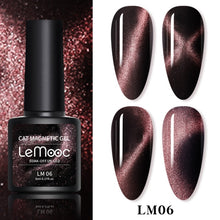 Load image into Gallery viewer, LEMOOC Cat Eye Nail Gel Polish Varnishes Soak Off