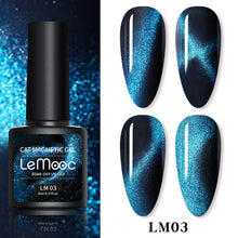 Load image into Gallery viewer, LEMOOC Cat Eye Nail Gel Polish Varnishes Soak Off