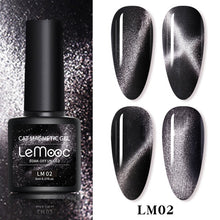 Load image into Gallery viewer, LEMOOC Cat Eye Nail Gel Polish Varnishes Soak Off